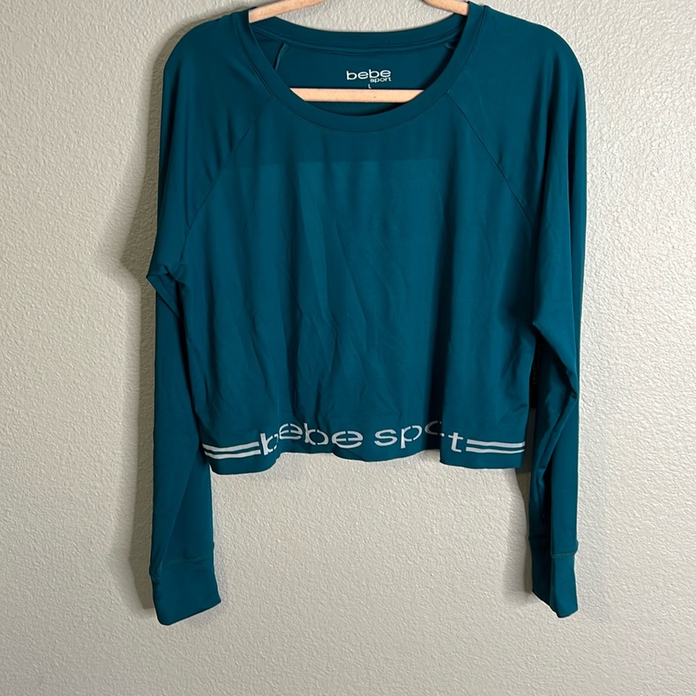 Bebe Sport Deep Ocean Long Sleeve Top - NWT